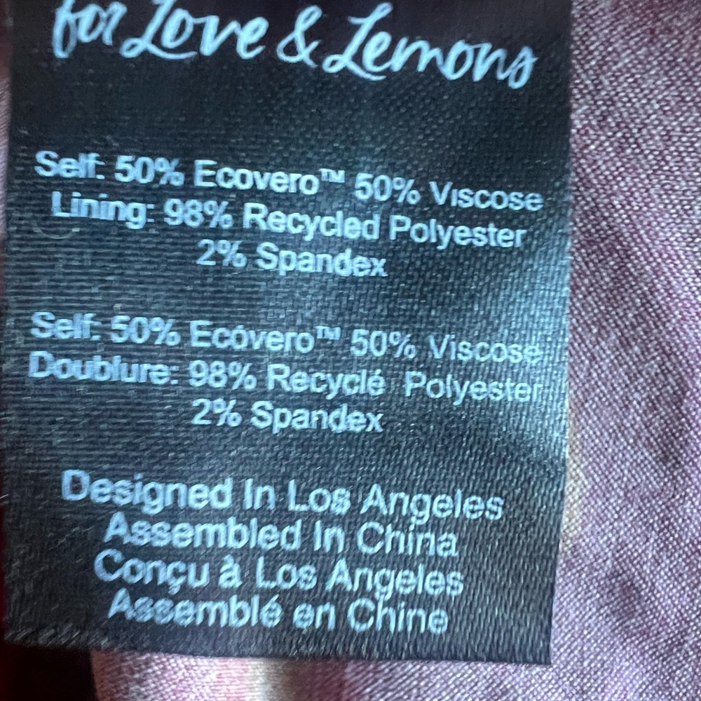 For Love and Lemon’s Rita minidress NWT - Picture 9 of 13